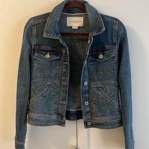 Pilcro and the letterpress by Anthropologie jean jacket worn once